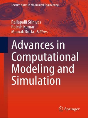 cover image of Advances in Computational Modeling and Simulation